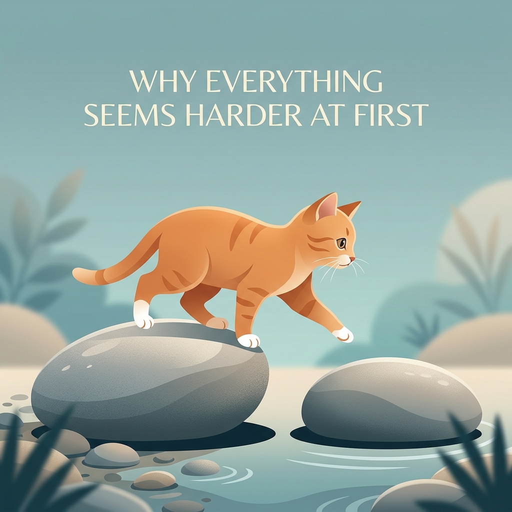 Dlaczego na początku wszystko wydaje się trudniejsze
